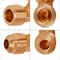 Everflow 3/8 Flare x MIP 90 Degree Elbow Pipe Fitting, Brass F49-38 - alternate 3